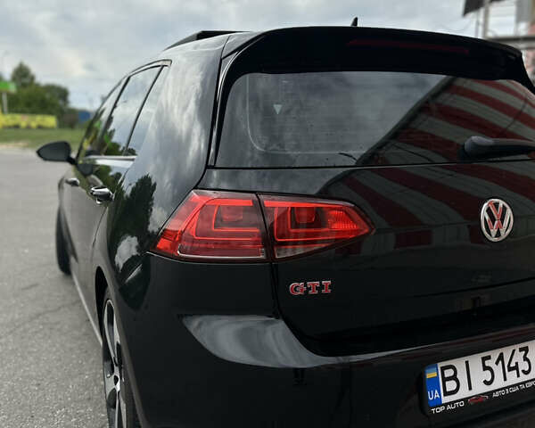 Черный Фольксваген Гольф ГТИ, объемом двигателя 1.98 л и пробегом 177 тыс. км за 13300 $, фото 4 на Automoto.ua