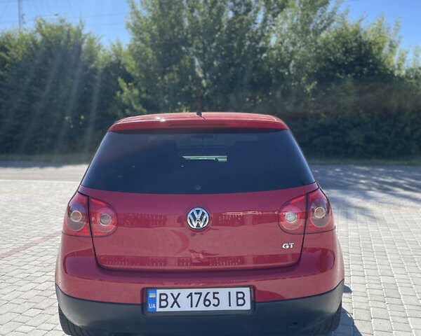 Красный Фольксваген Гольф ГТИ, объемом двигателя 1.4 л и пробегом 205 тыс. км за 7200 $, фото 14 на Automoto.ua
