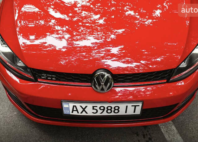 Фольксваген Гольф ГТИ 2015 в Славянске на Automoto.ua Красный Фольксваген Гольф ГТИ, объемом двигателя 1.98 л и пробегом 170 тыс. км за 14300 $, фото 4 на Automoto.ua