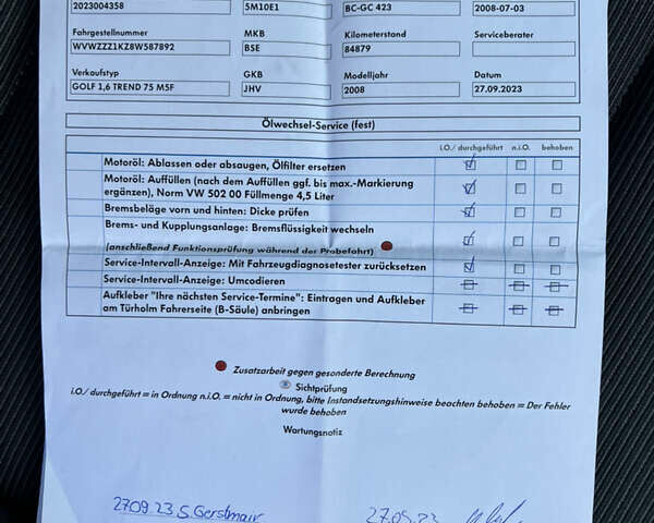 Серый Фольксваген Гольф Плюс, объемом двигателя 1.6 л и пробегом 99 тыс. км за 7250 $, фото 89 на Automoto.ua