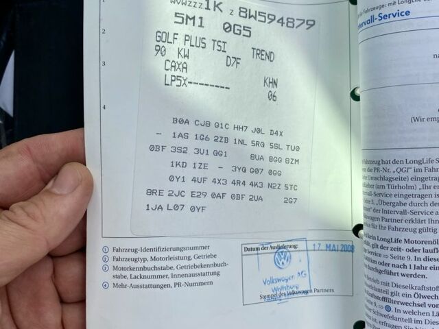 Серый Фольксваген Гольф Плюс, объемом двигателя 1.4 л и пробегом 199 тыс. км за 7400 $, фото 15 на Automoto.ua