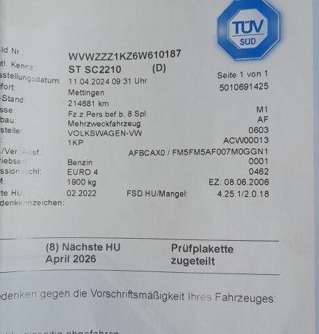Синій Фольксваген Golf Plus, об'ємом двигуна 1.4 л та пробігом 230 тис. км за 5600 $, фото 19 на Automoto.ua