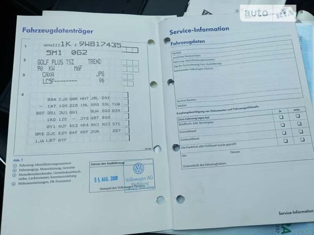 Синий Фольксваген Гольф Плюс, объемом двигателя 0 л и пробегом 240 тыс. км за 6400 $, фото 25 на Automoto.ua