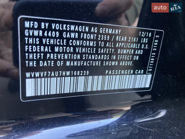 Черный Фольксваген Гольф Р, объемом двигателя 2 л и пробегом 70 тыс. км за 20700 $, фото 29 на Automoto.ua