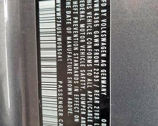 Сірий Фольксваген Гольф Р, об'ємом двигуна 2 л та пробігом 91 тис. км за 18000 $, фото 9 на Automoto.ua