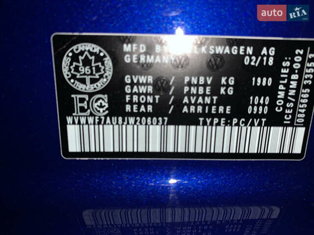 Синий Фольксваген Гольф Р, объемом двигателя 1.98 л и пробегом 24 тыс. км за 26500 $, фото 12 на Automoto.ua