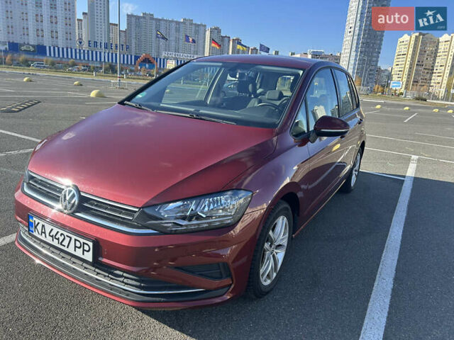 Червоний Фольксваген Гольф Спортсван, об'ємом двигуна 1.6 л та пробігом 80 тис. км за 22300 $, фото 1 на Automoto.ua
