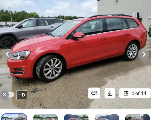 Красный Фольксваген Гольф Спортсван, объемом двигателя 1.8 л и пробегом 190 тыс. км за 9999 $, фото 10 на Automoto.ua