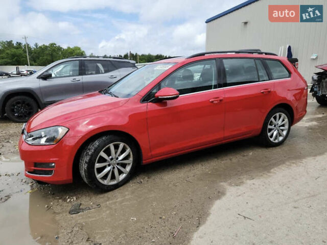Красный Фольксваген Гольф Спортсван, объемом двигателя 1.8 л и пробегом 190 тыс. км за 9999 $, фото 3 на Automoto.ua