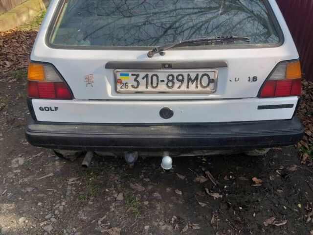 Белый Фольксваген Гольф, объемом двигателя 1.6 л и пробегом 80 тыс. км за 357 $, фото 1 на Automoto.ua