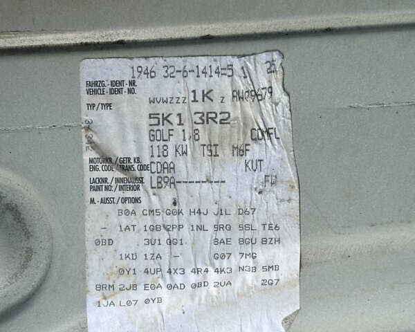 Белый Фольксваген Гольф, объемом двигателя 1.8 л и пробегом 103 тыс. км за 8500 $, фото 48 на Automoto.ua