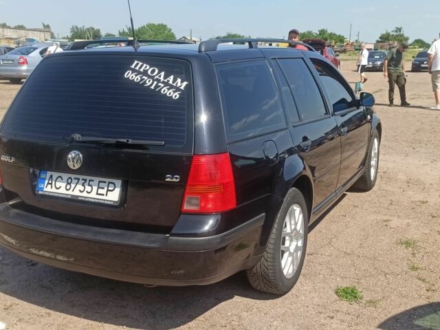 Фольксваген Гольф 2001 у Кропивницькому (Кіровограді) на Automoto.ua Чорний Фольксваген Гольф, об'ємом двигуна 2 л та пробігом 225 тис. км за 4650 $, фото 7 на Automoto.ua