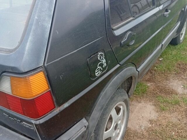 Черный Фольксваген Гольф, объемом двигателя 1 л и пробегом 250 тыс. км за 800 $, фото 1 на Automoto.ua