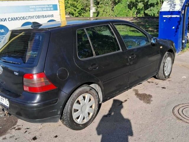 Черный Фольксваген Гольф, объемом двигателя 1.9 л и пробегом 314 тыс. км за 3100 $, фото 2 на Automoto.ua