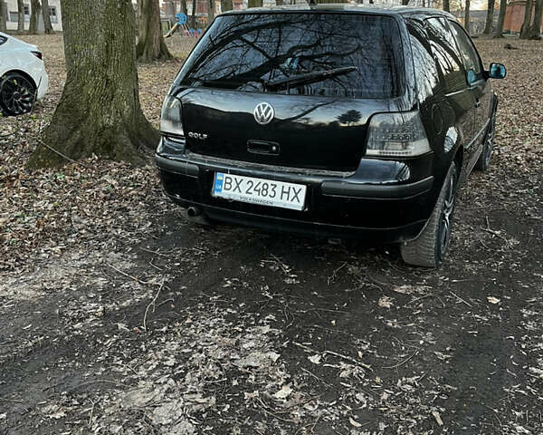 Фольксваген Гольф 2000 у Волочиске на Automoto.ua Чорний Фольксваген Гольф, об'ємом двигуна 1.39 л та пробігом 256 тис. км за 3249 $, фото 3 на Automoto.ua