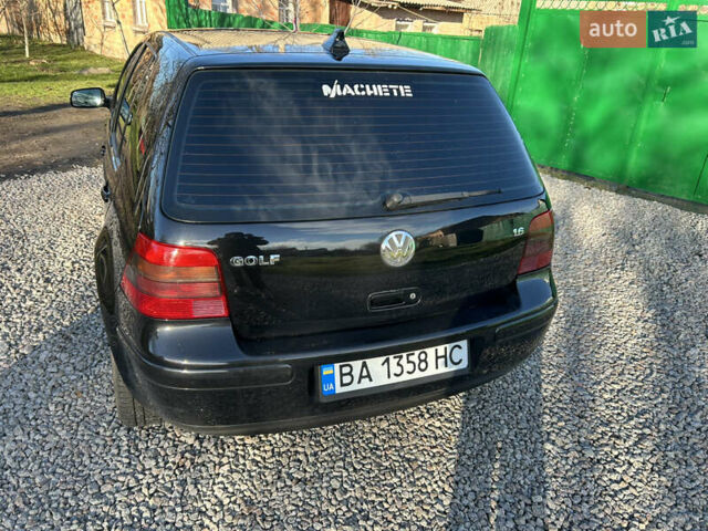 Черный Фольксваген Гольф, объемом двигателя 1.6 л и пробегом 230 тыс. км за 4300 $, фото 11 на Automoto.ua