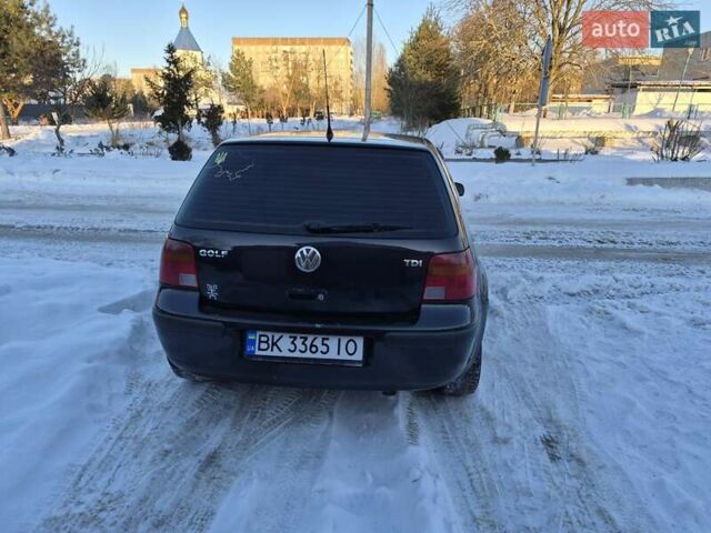 Чорний Фольксваген Гольф, об'ємом двигуна 1.9 л та пробігом 270 тис. км за 3650 $, фото 15 на Automoto.ua