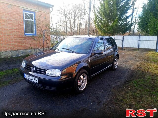 Черный Фольксваген Гольф, объемом двигателя 1.4 л и пробегом 240 тыс. км за 4300 $, фото 1 на Automoto.ua