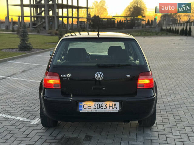 Черный Фольксваген Гольф, объемом двигателя 1.6 л и пробегом 180 тыс. км за 4650 $, фото 4 на Automoto.ua