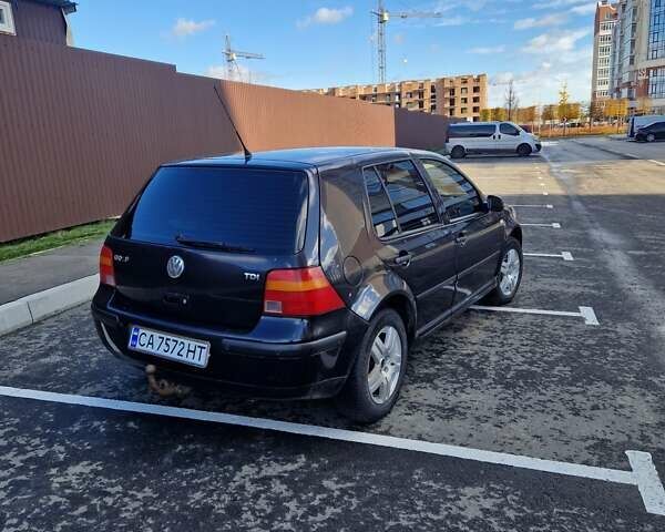 Черный Фольксваген Гольф, объемом двигателя 1.9 л и пробегом 390 тыс. км за 4500 $, фото 8 на Automoto.ua