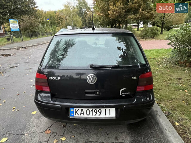 Чорний Фольксваген Гольф, об'ємом двигуна 1.6 л та пробігом 218 тис. км за 4700 $, фото 4 на Automoto.ua