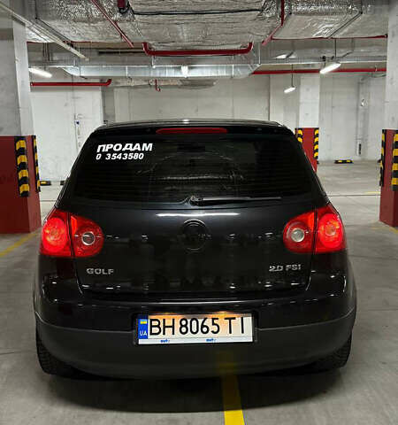 Черный Фольксваген Гольф, объемом двигателя 1.98 л и пробегом 313 тыс. км за 6200 $, фото 5 на Automoto.ua