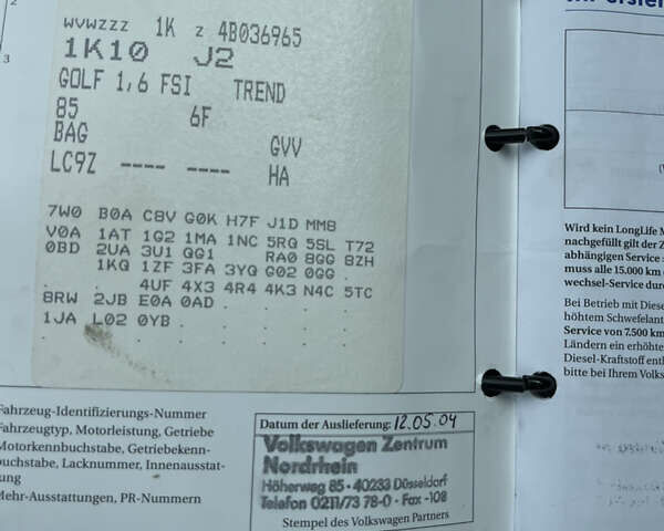 Черный Фольксваген Гольф, объемом двигателя 1.6 л и пробегом 211 тыс. км за 5400 $, фото 43 на Automoto.ua