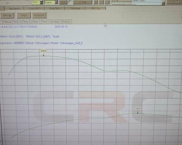 Черный Фольксваген Гольф, объемом двигателя 1.9 л и пробегом 302 тыс. км за 6000 $, фото 5 на Automoto.ua