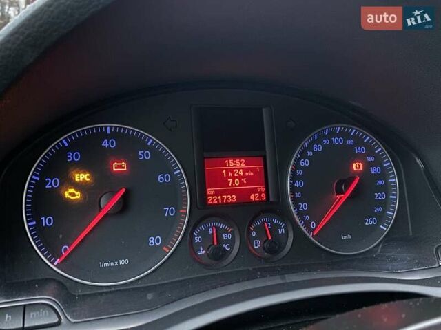 Чорний Фольксваген Гольф, об'ємом двигуна 1.6 л та пробігом 221 тис. км за 6500 $, фото 16 на Automoto.ua