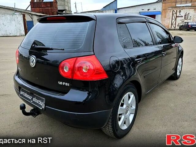 Черный Фольксваген Гольф, объемом двигателя 1.6 л и пробегом 285 тыс. км за 5700 $, фото 4 на Automoto.ua
