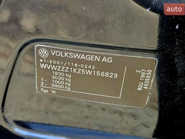Чорний Фольксваген Гольф, об'ємом двигуна 1.6 л та пробігом 221 тис. км за 7399 $, фото 56 на Automoto.ua