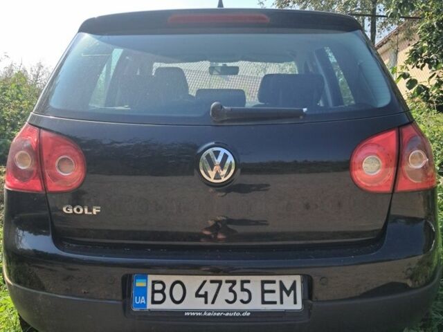 Черный Фольксваген Гольф, объемом двигателя 1.4 л и пробегом 202 тыс. км за 4800 $, фото 1 на Automoto.ua