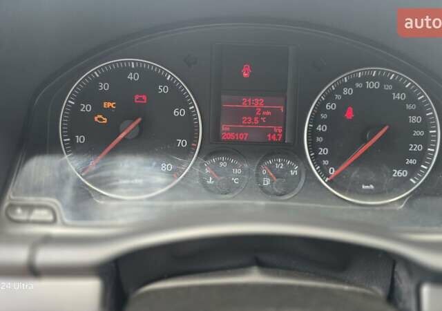 Черный Фольксваген Гольф, объемом двигателя 1.6 л и пробегом 205 тыс. км за 6250 $, фото 9 на Automoto.ua