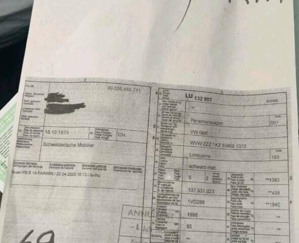 Черный Фольксваген Гольф, объемом двигателя 1.6 л и пробегом 98 тыс. км за 6799 $, фото 1 на Automoto.ua