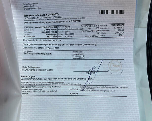 Чорний Фольксваген Гольф, об'ємом двигуна 1.6 л та пробігом 181 тис. км за 5899 $, фото 33 на Automoto.ua