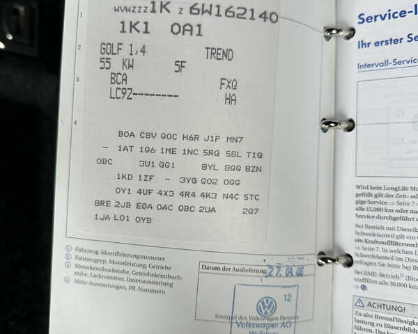 Черный Фольксваген Гольф, объемом двигателя 1.4 л и пробегом 187 тыс. км за 6500 $, фото 91 на Automoto.ua