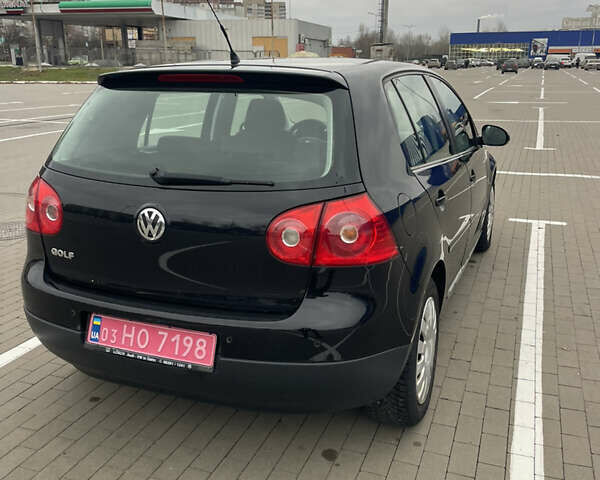 Черный Фольксваген Гольф, объемом двигателя 1.4 л и пробегом 219 тыс. км за 6300 $, фото 4 на Automoto.ua