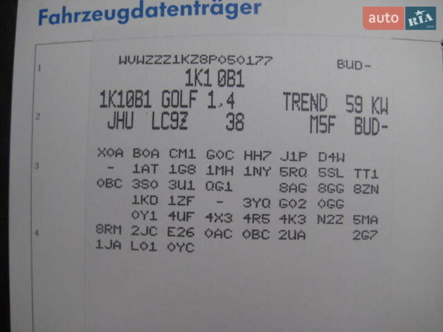 Черный Фольксваген Гольф, объемом двигателя 1.4 л и пробегом 174 тыс. км за 5999 $, фото 26 на Automoto.ua