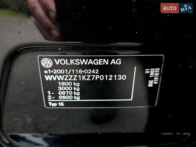 Чорний Фольксваген Гольф, об'ємом двигуна 1.6 л та пробігом 230 тис. км за 6450 $, фото 100 на Automoto.ua