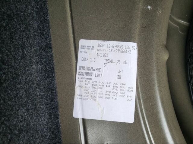 Черный Фольксваген Гольф, объемом двигателя 1.6 л и пробегом 237 тыс. км за 6350 $, фото 22 на Automoto.ua