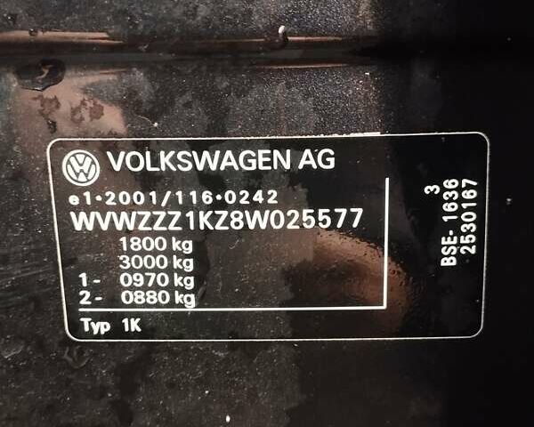 Черный Фольксваген Гольф, объемом двигателя 1.6 л и пробегом 242 тыс. км за 5850 $, фото 8 на Automoto.ua