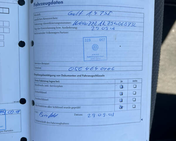 Черный Фольксваген Гольф, объемом двигателя 1.39 л и пробегом 167 тыс. км за 6300 $, фото 24 на Automoto.ua