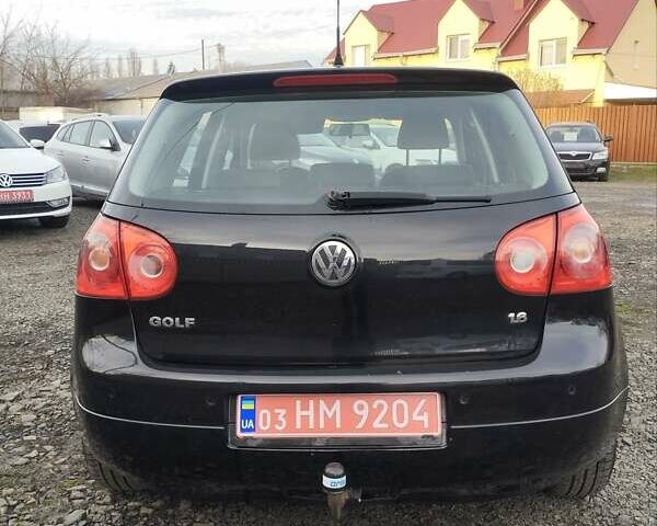 Черный Фольксваген Гольф, объемом двигателя 1.6 л и пробегом 242 тыс. км за 5850 $, фото 11 на Automoto.ua