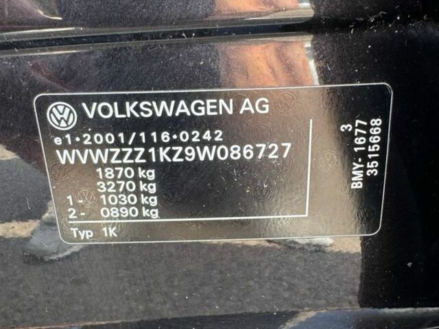 Чорний Фольксваген Гольф, об'ємом двигуна 1.4 л та пробігом 221 тис. км за 5500 $, фото 19 на Automoto.ua