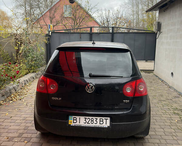 Черный Фольксваген Гольф, объемом двигателя 1.9 л и пробегом 141 тыс. км за 6900 $, фото 3 на Automoto.ua