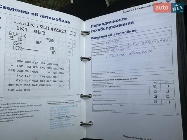 Черный Фольксваген Гольф, объемом двигателя 1.6 л и пробегом 196 тыс. км за 7000 $, фото 32 на Automoto.ua