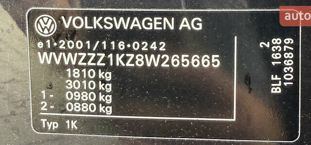 Черный Фольксваген Гольф, объемом двигателя 1.6 л и пробегом 243 тыс. км за 5999 $, фото 21 на Automoto.ua