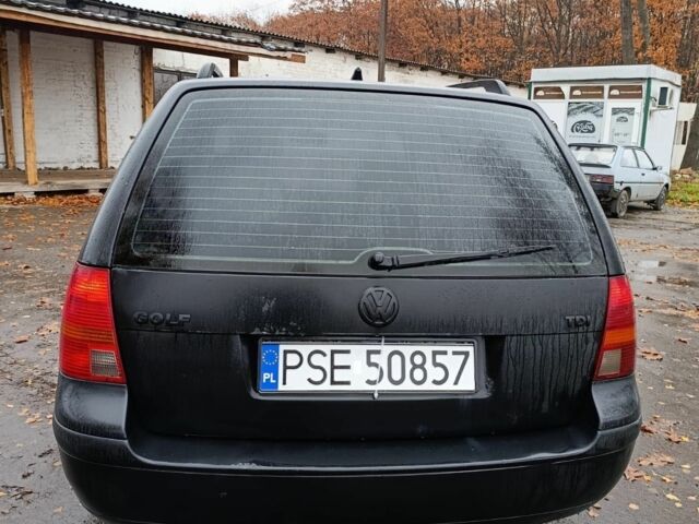 Черный Фольксваген Гольф, объемом двигателя 1.9 л и пробегом 235 тыс. км за 1850 $, фото 4 на Automoto.ua