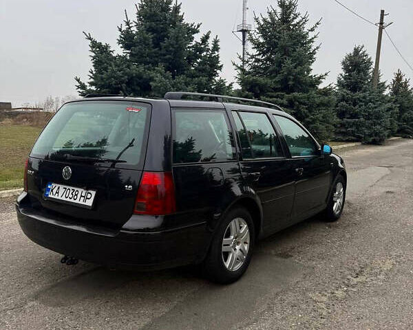 Черный Фольксваген Гольф, объемом двигателя 1.6 л и пробегом 252 тыс. км за 4500 $, фото 4 на Automoto.ua