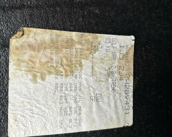 Фольксваген Гольф 2001 в Хмельницком на Automoto.ua Черный Фольксваген Гольф, объемом двигателя 1.98 л и пробегом 234 тыс. км за 4900 $, фото 15 на Automoto.ua